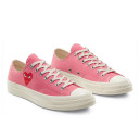 Converse x Comme Des Garcons Play Chuck 70 Low Bright Pink 168304C