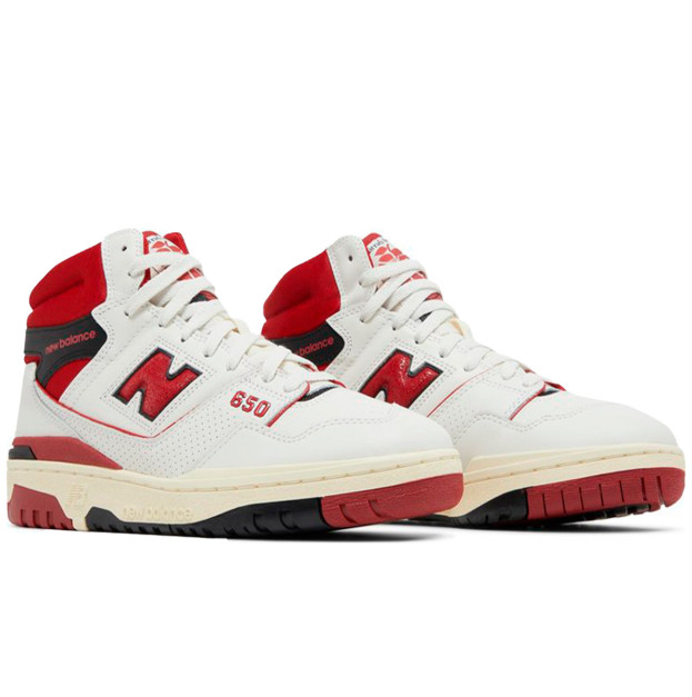 New Balance 650R Aime Leon Dore White Red BB650RE1