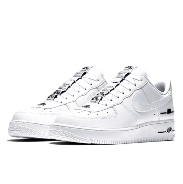 Nike Air Force 1 Low Double Air Low White Black CJ1379-100