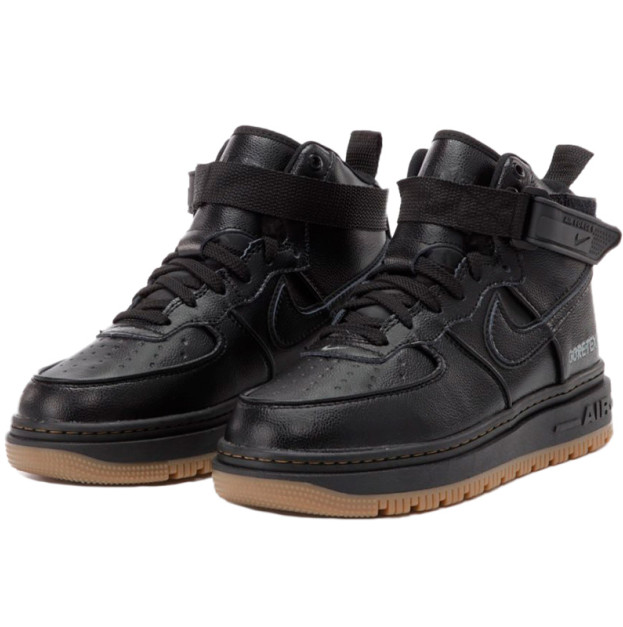 Nike Air Force 1 Mid Gore-Tex Winter Termo Black Gym С МЕХОМ