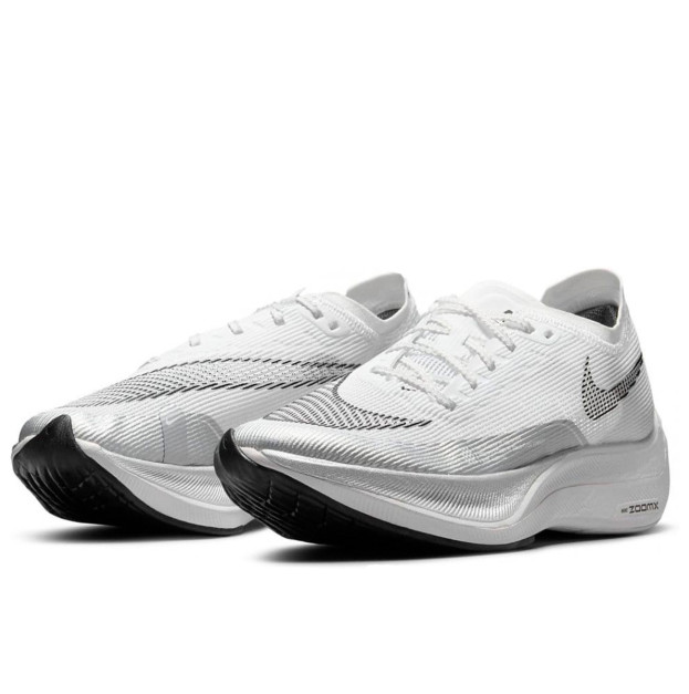 Nike Air ZoomX VaporFly NEXT 2 White Metallic Silver CU4123-100