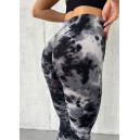 Легінси Чорно-Білі з Push-Up Ефектом