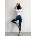 Легінси Зелено-Білі з Push-Up Ефектом