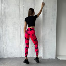 Легінси Червоно-Чорні з Push-Up Ефектом