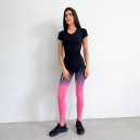 Легінси Чорно-Рожеві з Push-Up Ефектом