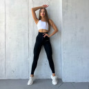 Легінси Чорні Yimria Unique з Push-Up Ефектом та Корсетом