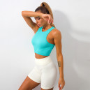Кроп Топ Спортивний Бірюзовий