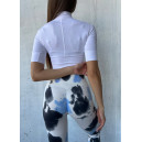 Кофта на Блискавці Біла