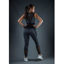 Топ Спортивний Чорно Сірий