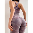 Топ Спортивний Рожево Сірий