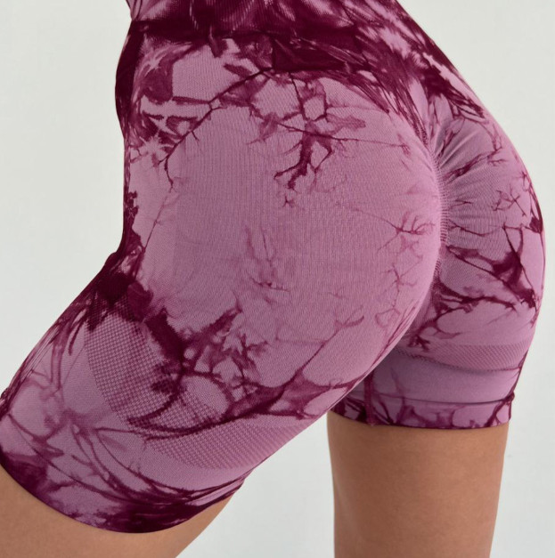 Спортивні Шорти Темно Рожеві з Push-Up Ефектом