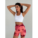 Спортивні Шорти Персиково-Бордові з Push-Up Ефектом