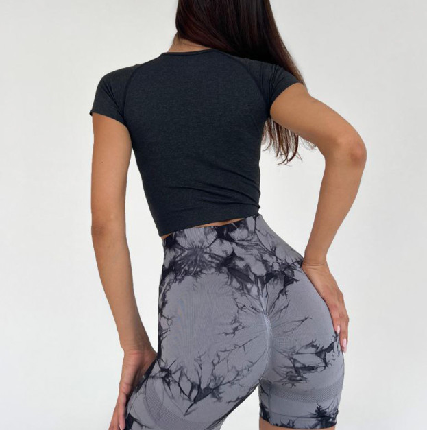 Спортивні Шорти Темно Сірі з Push-Up Ефектом