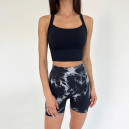 Спортивні Шорти Чорні з Push-Up Ефектом