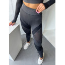 Легінси Темно Сірі з Push-Up Ефектом