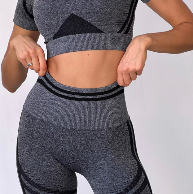 Спортивні Шорти Темно Сірі з Push-Up Ефектом