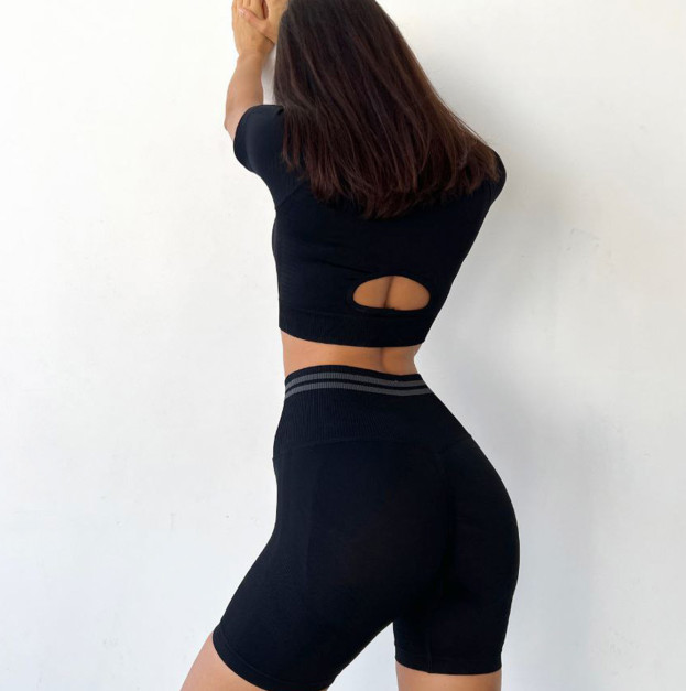 Кроп Топ Спортивний Чорний