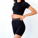 Кроп Топ Спортивний Чорний