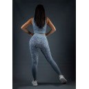 Комплект Легінси + Спортивний Топ Сірий
