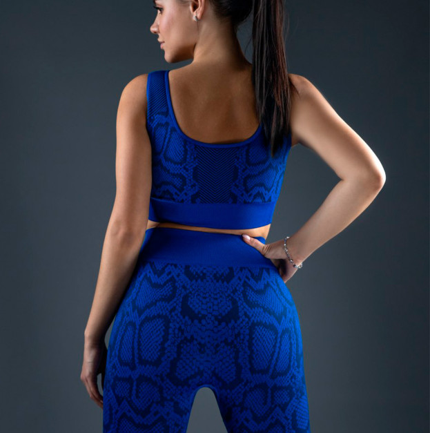 Комплект Легінси + Спортивний Топ Синій
