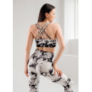 Топ Спортивний Чорно Білий