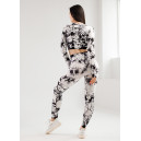 Легінси Чорно Білі з Push-Up Ефектом