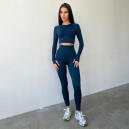 Легінси Темно Зелені з Push-Up Ефектом