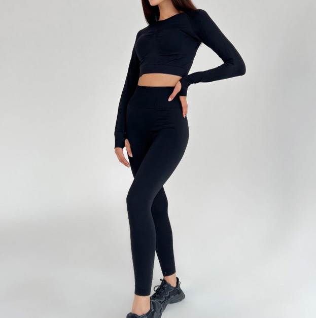 Легінси Чорні з Push-Up Ефектом