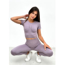 Кроп Топ Спортивний Фіолетовий