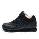 New Balance 574 Black Winter С МЕХОМ