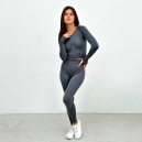 Легінси Темно Сірі з Push-Up ефектом