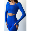 Рашгард Синій в Рубчик