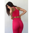 Топ Спортивний Червоний в Рубчик