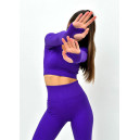 Рашгард Фіолетовий в Рубчик