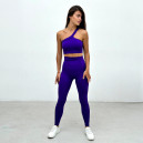 Легінси Фіолетові в Рубчик з Push-Up Ефектом