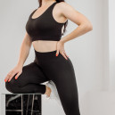 Топ Спортивний Чорний з Візерунком