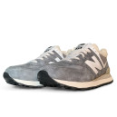 New Balance 574 Grey White Winter С МЕХОМ