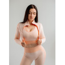 Рашгард на Блискавці Персиковий з Візерунком