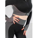 Рашгард на Блискавці Чорно Білий з Візерунком