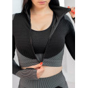 Рашгард на Блискавці Чорно Білий з Візерунком