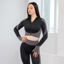 Рашгард на Блискавці Чорно Білий з Візерунком