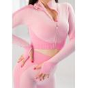 Рашгард на Блискавці Рожевий з Візерунком