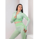 Рашгард на Блискавці Салатовий з Візерунком