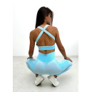 Топ Спортивний Голубий з Візерунком