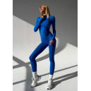 Безшовний Базовий Комплект Легінси + Водолазка Синій