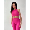 Легінси Рожеві в Рубчик