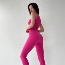 Легінси Рожеві в Рубчик