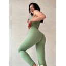 Легінси Оливкові в Рубчик з Push-Up Ефектом