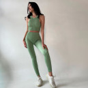 Легінси Оливкові в Рубчик з Push-Up Ефектом