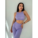 Легінси Лавандові в Рубчик з Push-Up Ефектом